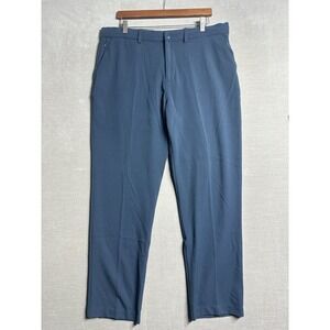 Quince Ultra Stretch 24/7 Smart Chino Pants Men's Size 36x30 Ocean Blue Stretch